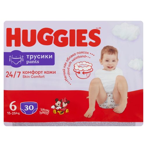 Huggies Pants bugyipelenka, XL 6, 15-25 kg, 30 db