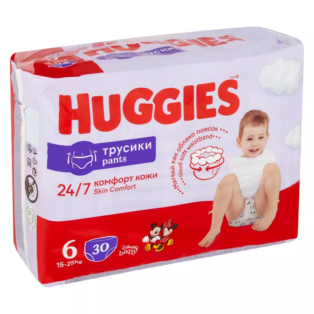 Huggies Pants bugyipelenka, XL 6, 15-25 kg, 30 db