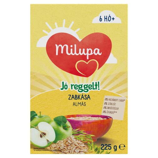 Milupa Jó reggelt! Zabkása, almás 6 hó+ (225 g)