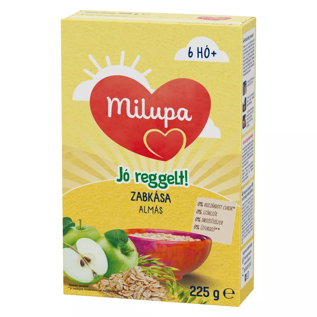 Milupa Jó reggelt! Zabkása, almás 6 hó+ (225 g)