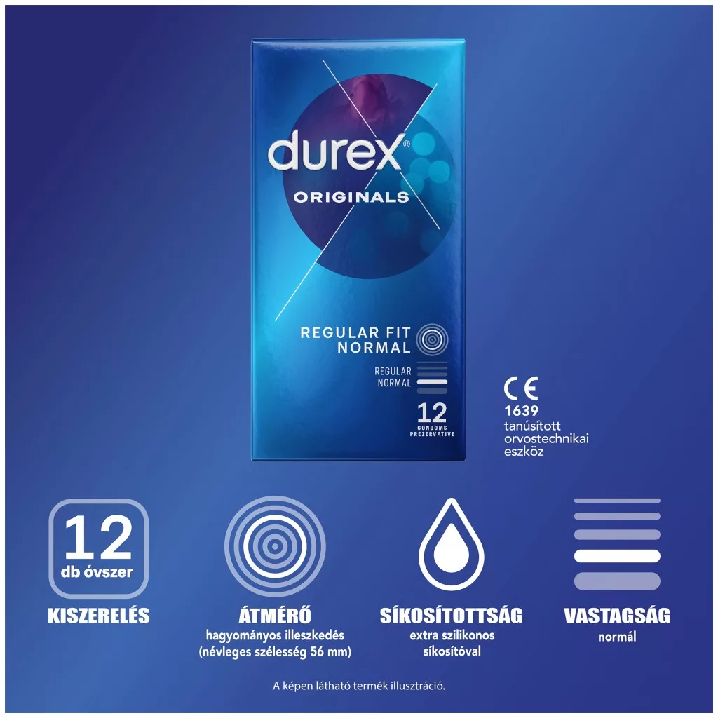 Durex Originals Classic óvszer (12 db)