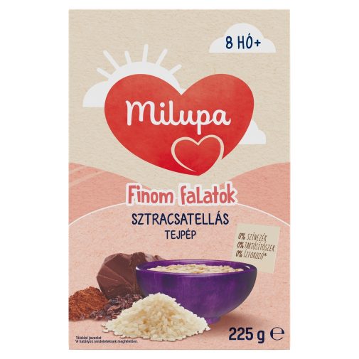 Milupa Finom falatok, sztracsatellás/stracciatellás tejpép 8 hó+ (225 g)