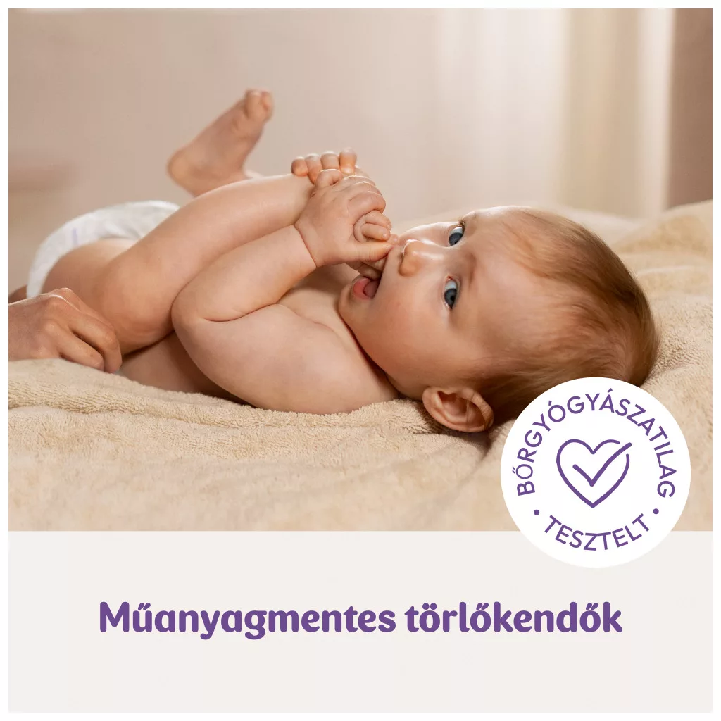 Libero parfümmentes nedves törlőkendő nyugtató repceolajjal 12x64 db