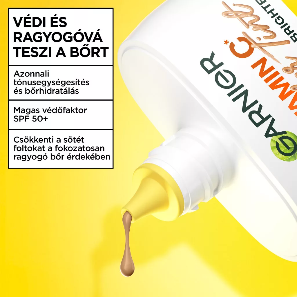 Garnier Wonder Tint színezett fluid C-vitaminnal SPF50+, közepes (40 ml)