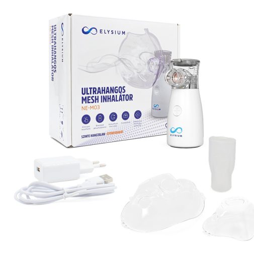 Elysium ultrahangos MESH inhalátor beépített akkumulátorral - 1 készlet