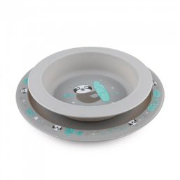   Canpol babies baba étkészlet Exotic Animals, 4 hó+ (szürke)