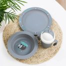 Canpol babies baba étkészlet Exotic Animals, 4 hó+ (szürke)