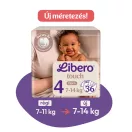 Libero Touch 4 pelenka, 7-14 kg, 36 db