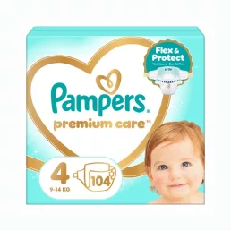 Pampers Premium Care pelenka, Maxi 4, 9-14 kg, 104 db