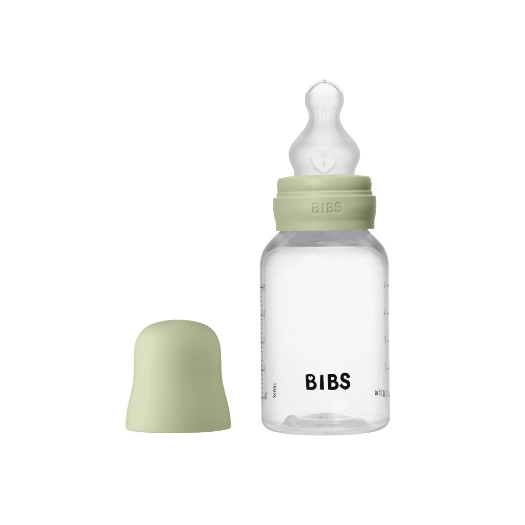 BIBS cumisüvegszett 150 ml - szilikon cumifejjel - zsálya