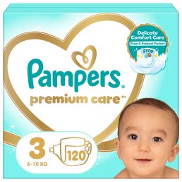 Pampers Premium Care pelenka, Midi 3, 6-10 kg, 120 db