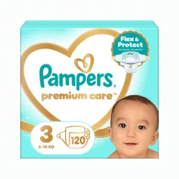 Pampers Premium Care pelenka, Midi 3, 6-10 kg, 120 db