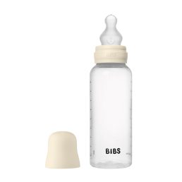   BIBS cumisüvegszett 270 ml - szilikon cumifejjel - krémfehér