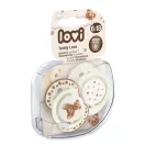 LOVI Világító szilikon dinamikus cumi TEDDYLOVE 18 hó+, 2db