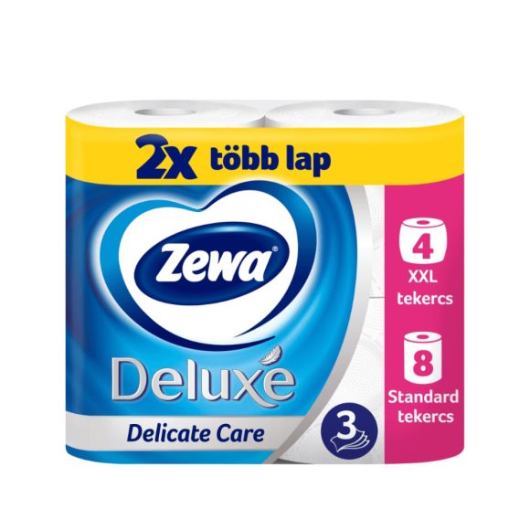 Zewa Deluxe Delicate Care XXL 3 rétegű toalettpapír (4 tekercs)