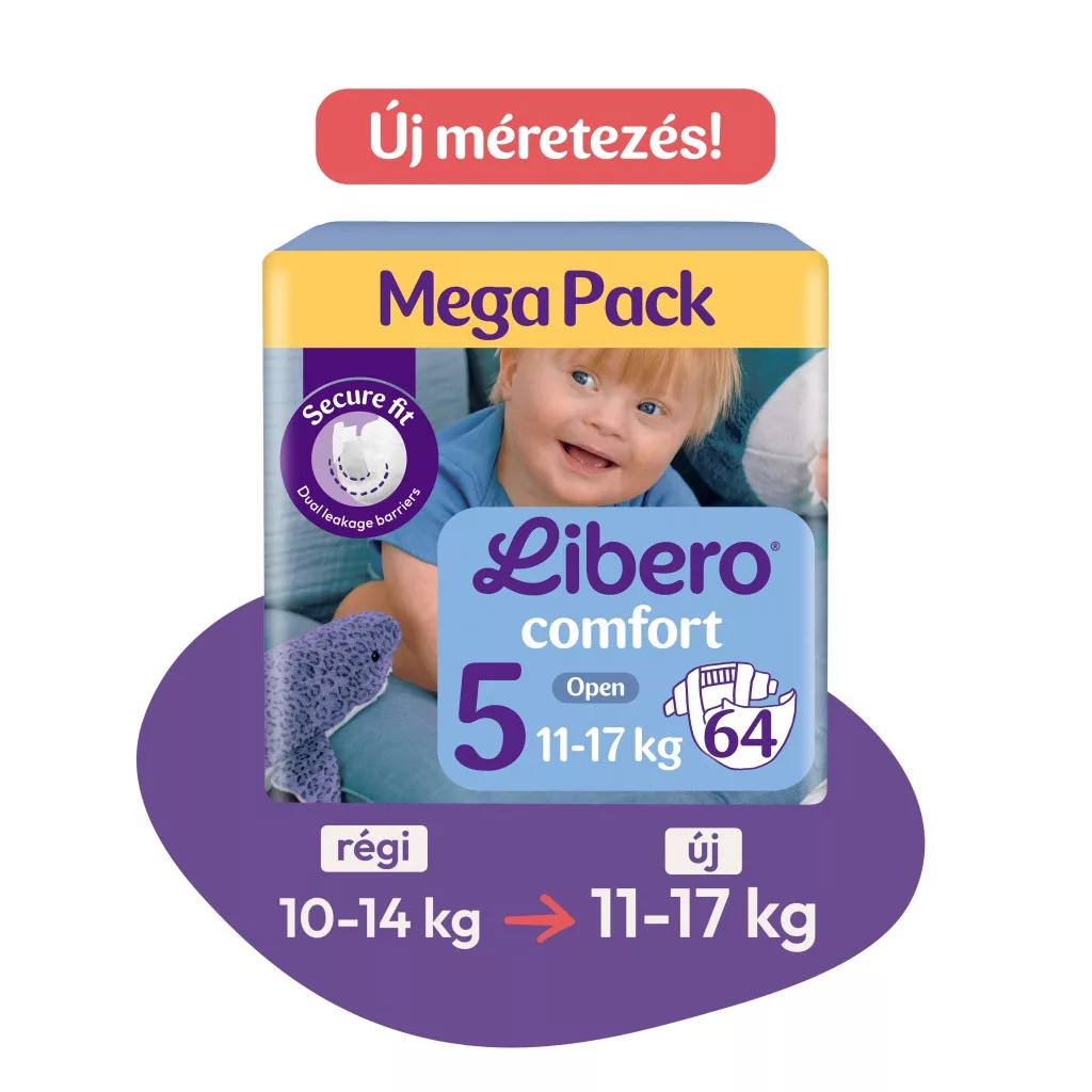 Libero Comfort 5 pelenka, 11-17 kg, 64 db