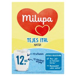   Milupa tejalapú anyatej-kiegészítő tápszer, natúr tejes ital 12 hó+ (500 g)
