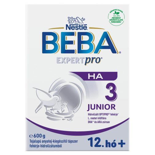 BEBA ExpertPro HA 3 tejalapú anyatej-kiegészítő tápszer 12 hó+ (600 g)