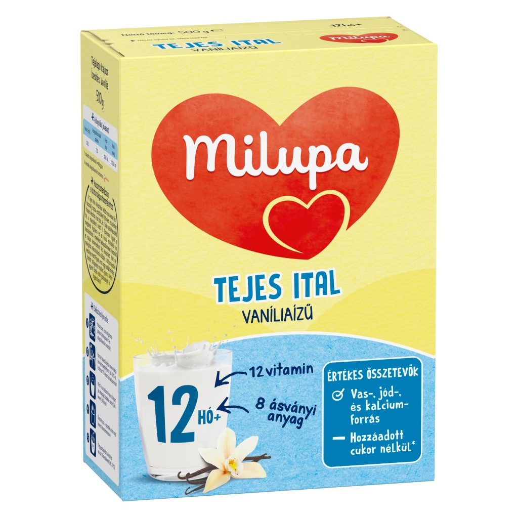Milupa vanília ízű tejes ital-gyerekital 12 hó+ (500 g)