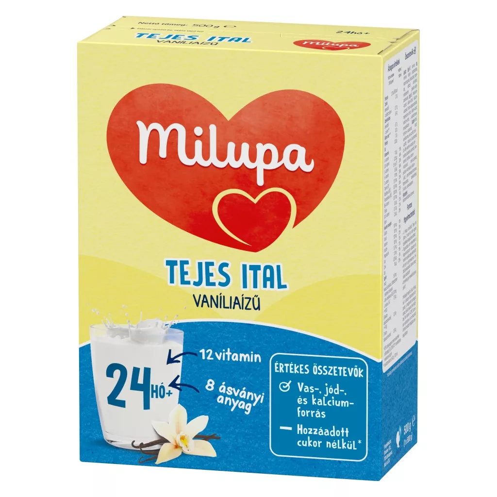 Milupa vanília ízű tejes ital-gyerekital 24 hó+ (500 g)
