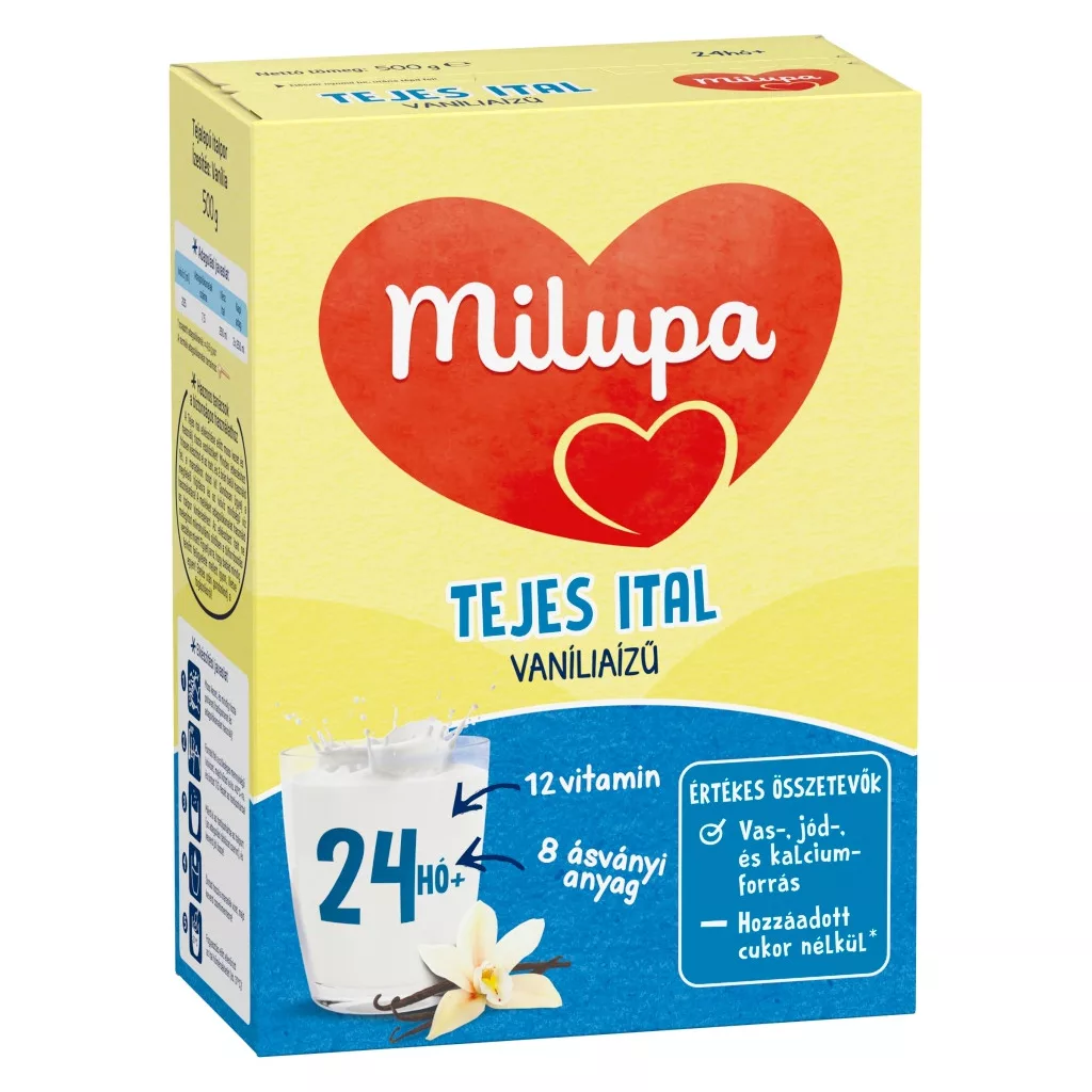 Milupa vanília ízű tejes ital-gyerekital 24 hó+ (500 g)