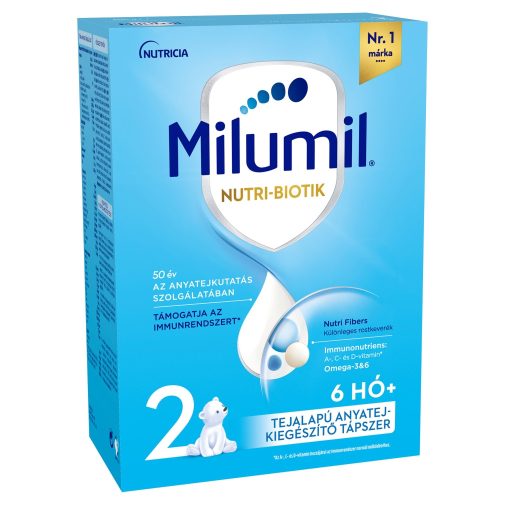 Milumil 2 anyatej-kiegészítő tápszer 6-12 hó (500 g)