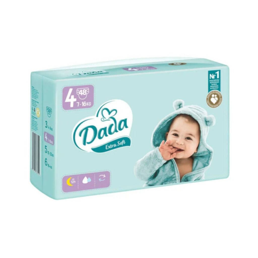 Dada Extra Soft pelenka 4, 7-16 kg (48 db)
