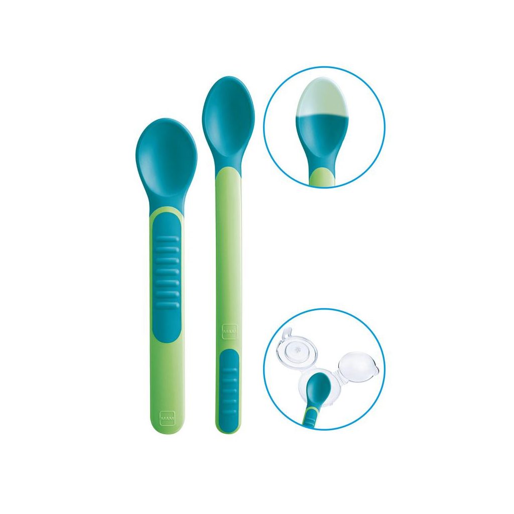 MAM hőérzékelős kanál készlet védőtokkal (unisex)