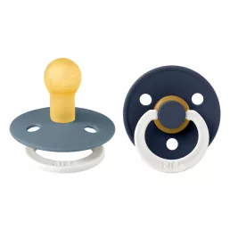   Bibs Colour cumi 2-es szett (Esti páva/Esti tintakék), 0-6 hó