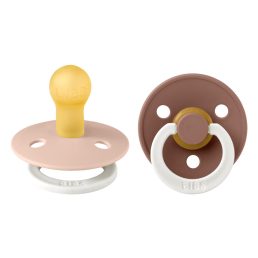   Bibs Colour cumi 2-es szett (Esti púder/Esti mackó), 0-6 hó