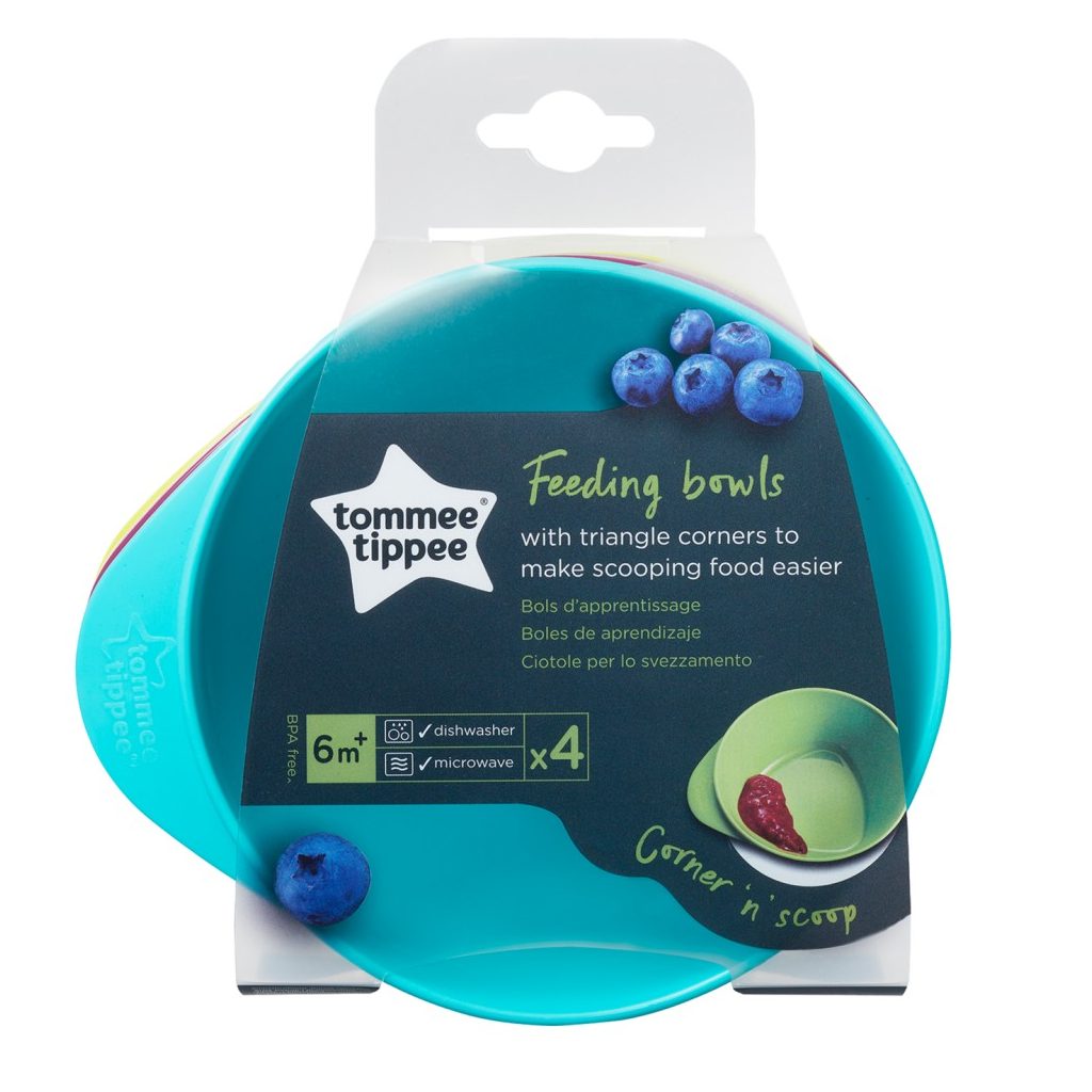 Tommee Tippee Easy Scoop etetőtálka 4 db 6 hó+