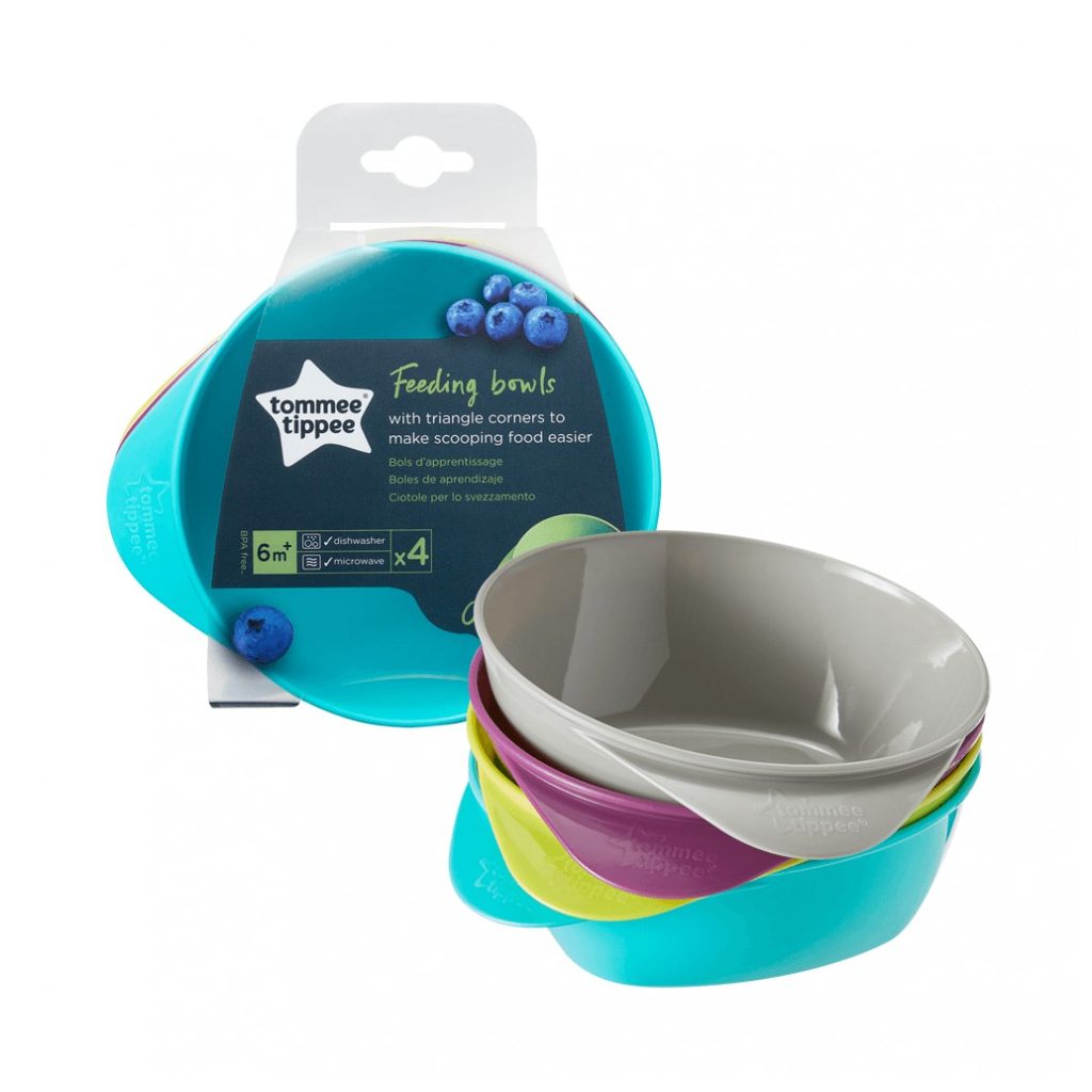 Tommee Tippee Easy Scoop etetőtálka 4 db 6 hó+