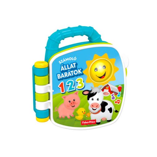 Fisher-Price: Számoló állat barátok zenélő mesekönyv