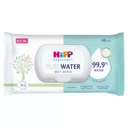Hipp Babysanft Pure Water nedves törlőkendő 48 db