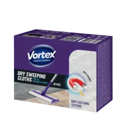 Vortex száraz felmosó törlőkendő (10 db)