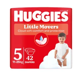 Huggies Little Movers nadrágpelenka 5, 11-25 kg, 42 db