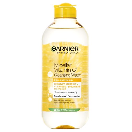 Garnier Skin Naturals ragyogást adó C-vitaminnal* gazdagított micellás víz (400 ml)