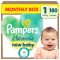 Pampers Harmonie pelenka 1, 2-5 kg, HAVI PELENKACSOMAG 180 db