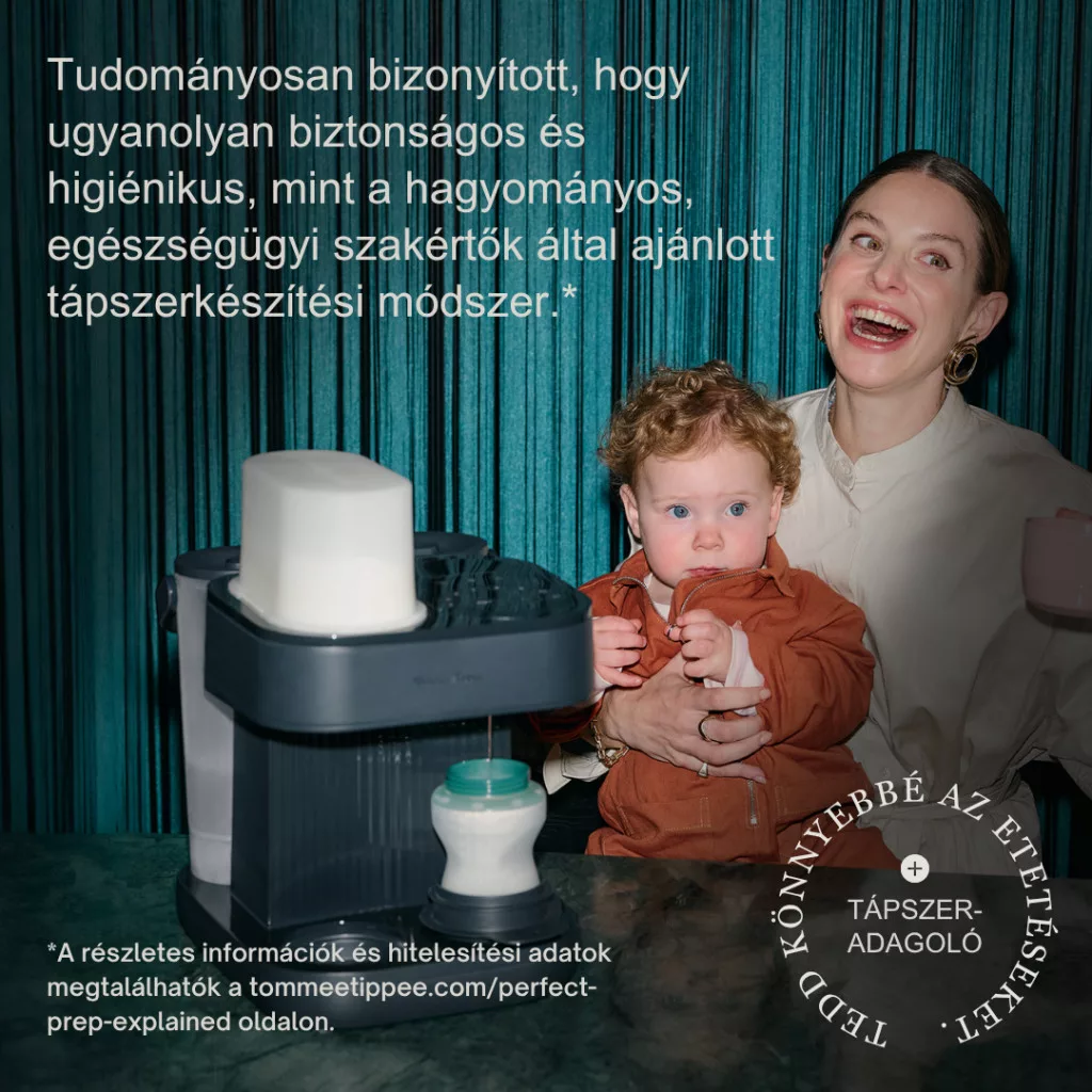 Tommee Tippee Perfect Prep Pro tápszeradagolós tápszerkészítő gép fekete