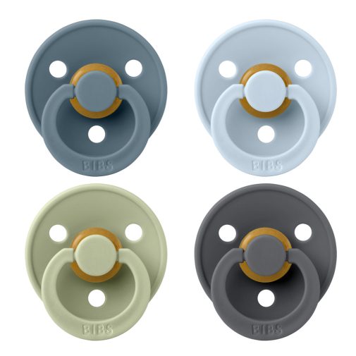 Bibs Colour cumi 4-es szett (Páva/Zsálya/Pasztellkék/Grafit) 0-6 hó