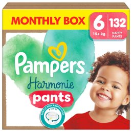   Pampers Harmonie Pants bugyipelenka 6, 15+ kg, HAVI PELENKACSOMAG 132 db