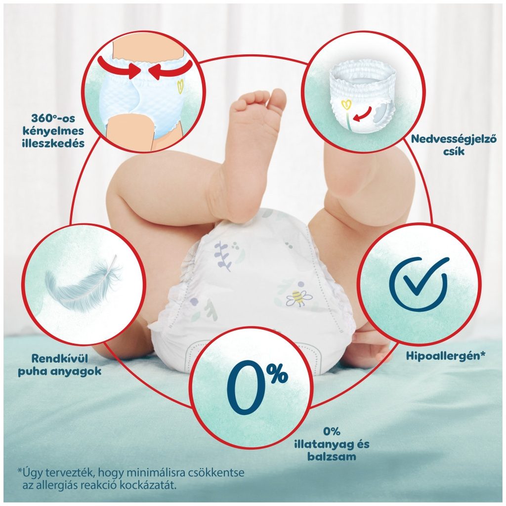 Pampers Harmonie Pants bugyipelenka 6, 15+ kg, HAVI PELENKACSOMAG 132 db