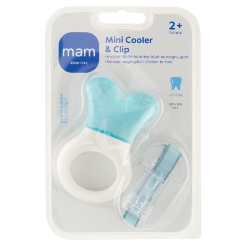MAM Mini hűtőrágóka & csipesz 2+ hónap (lányos)