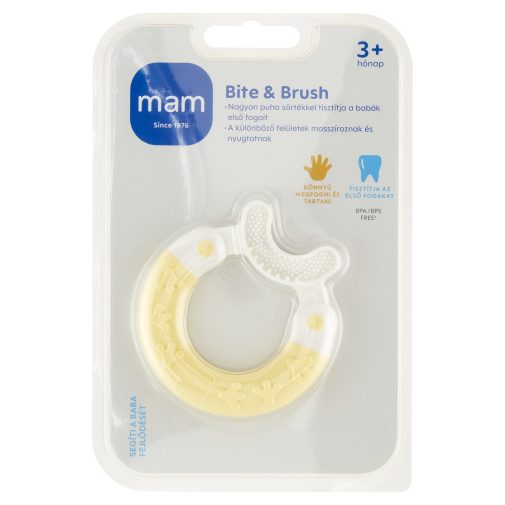 MAM Bite & Brush rágóka 3+ hónap (lányos)