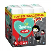   Pampers Pants szuperhősös bugyipelenka, XL 6, 15+ kg, HAVI PELENKACSOMAG 180 db