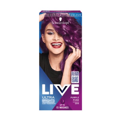 Schwarzkopf Live Color hajszínező - 94 lila (1 db)