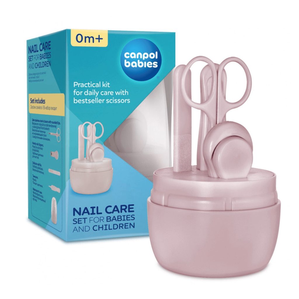 Canpol babies baba körömápoló szett (rózsaszín)