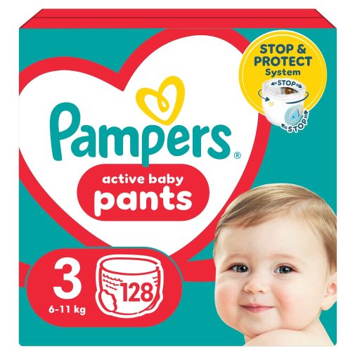 Pampers Active Baby Pants bugyipelenka 3, 6-11 kg, 128 db