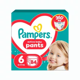 Pampers Active Baby Pants bugyipelenka 6, 13-19 kg, 84 db
