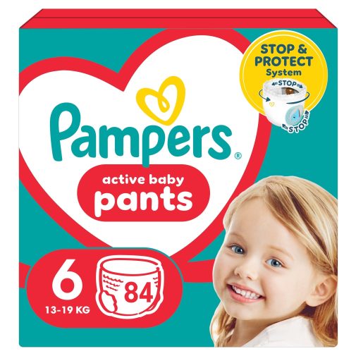 Pampers Active Baby Pants bugyipelenka 6, 13-19 kg, 84 db